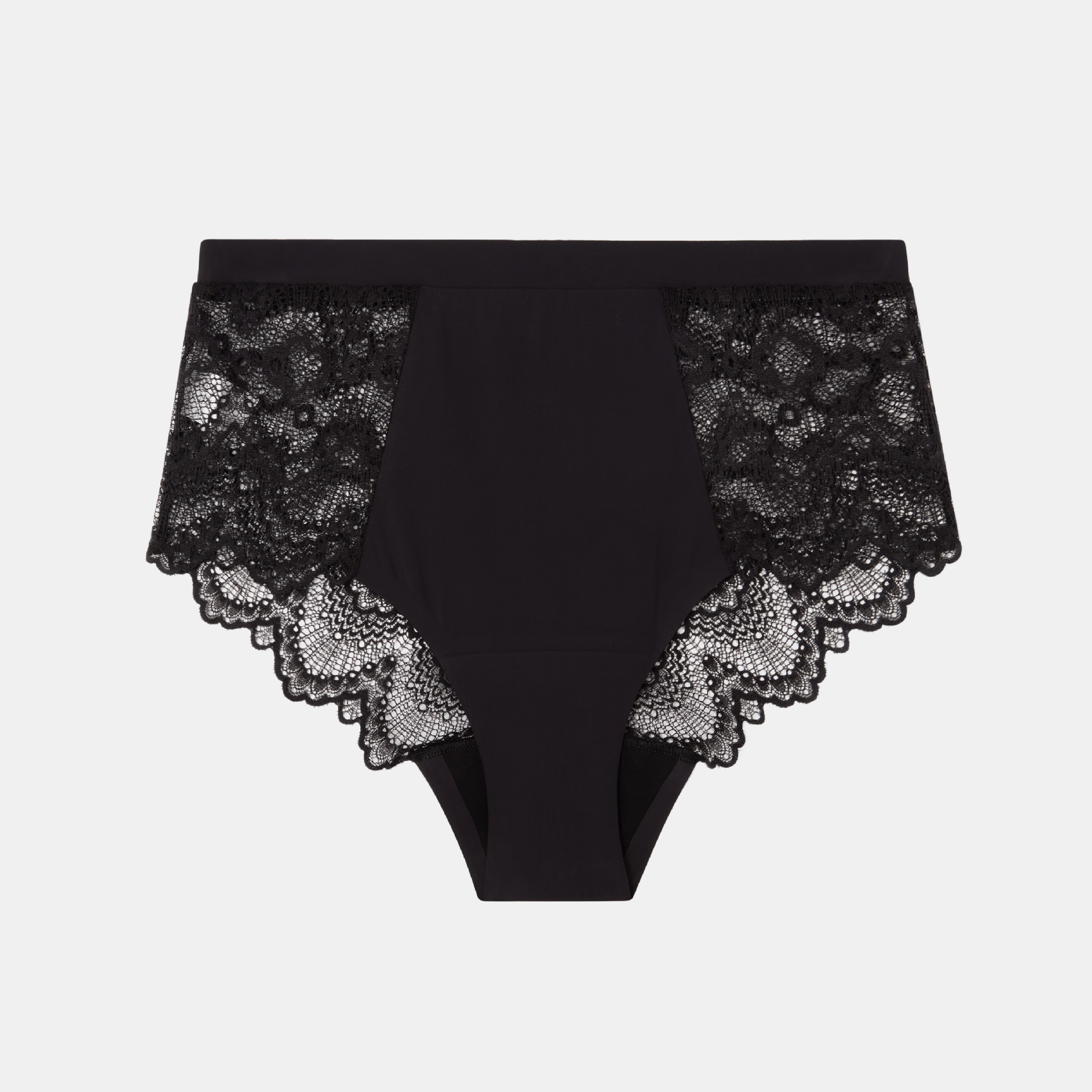 „Understatement“ – Spitzen-Slip im Vintage-Stil mit hoher Taille