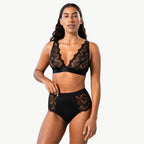 „Understatement“ – Spitzen-Slip im Vintage-Stil mit hoher Taille