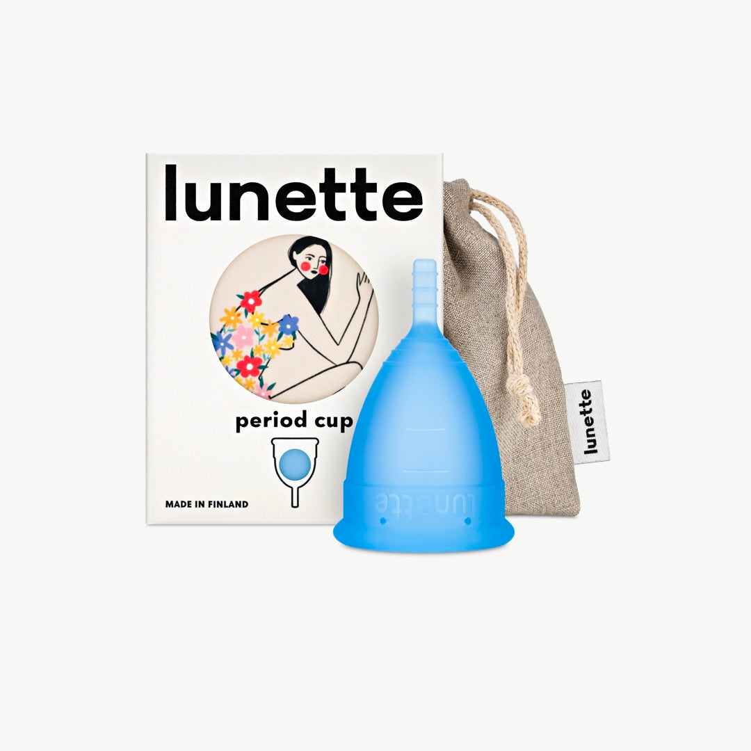 Lunette Period Cup Blue Size 1 & 2