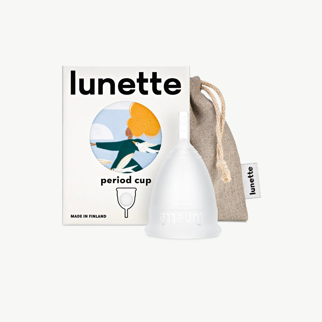 Lunette Period Cup Clear Size 1 & 2