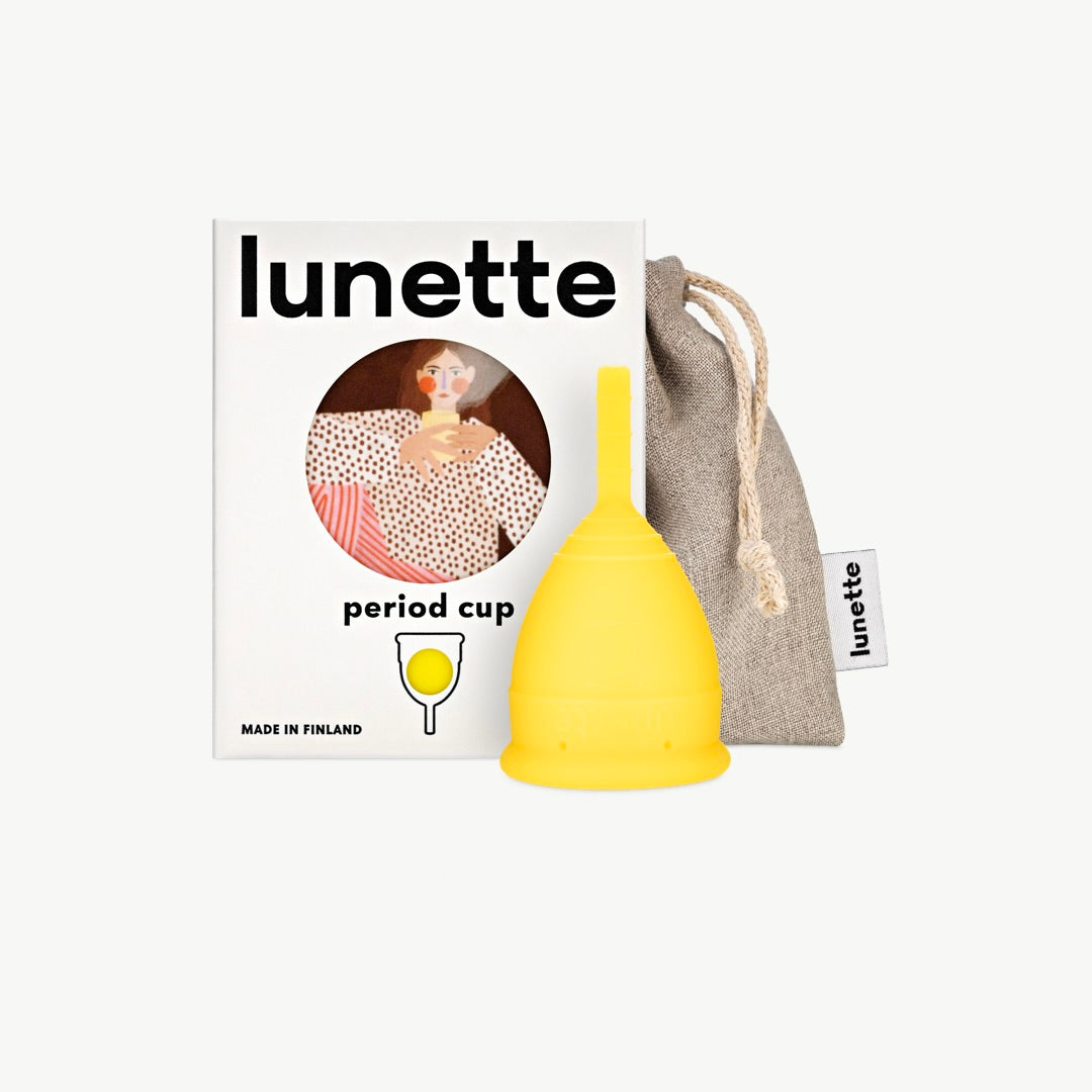 Lunette Period Cup Yellow Size 1 & 2