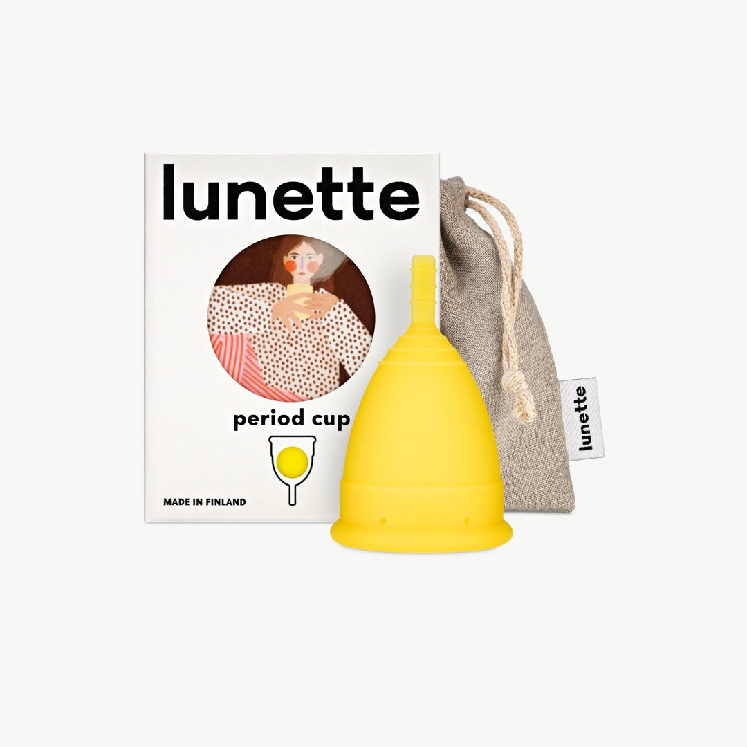 Lunette Period Cup Yellow Size 1 & 2