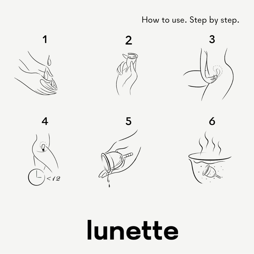 Lunette Period Cup Violet Size 1 & 2