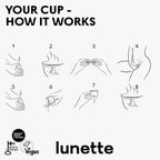 Lunette Period Cup Violet Size 1 & 2