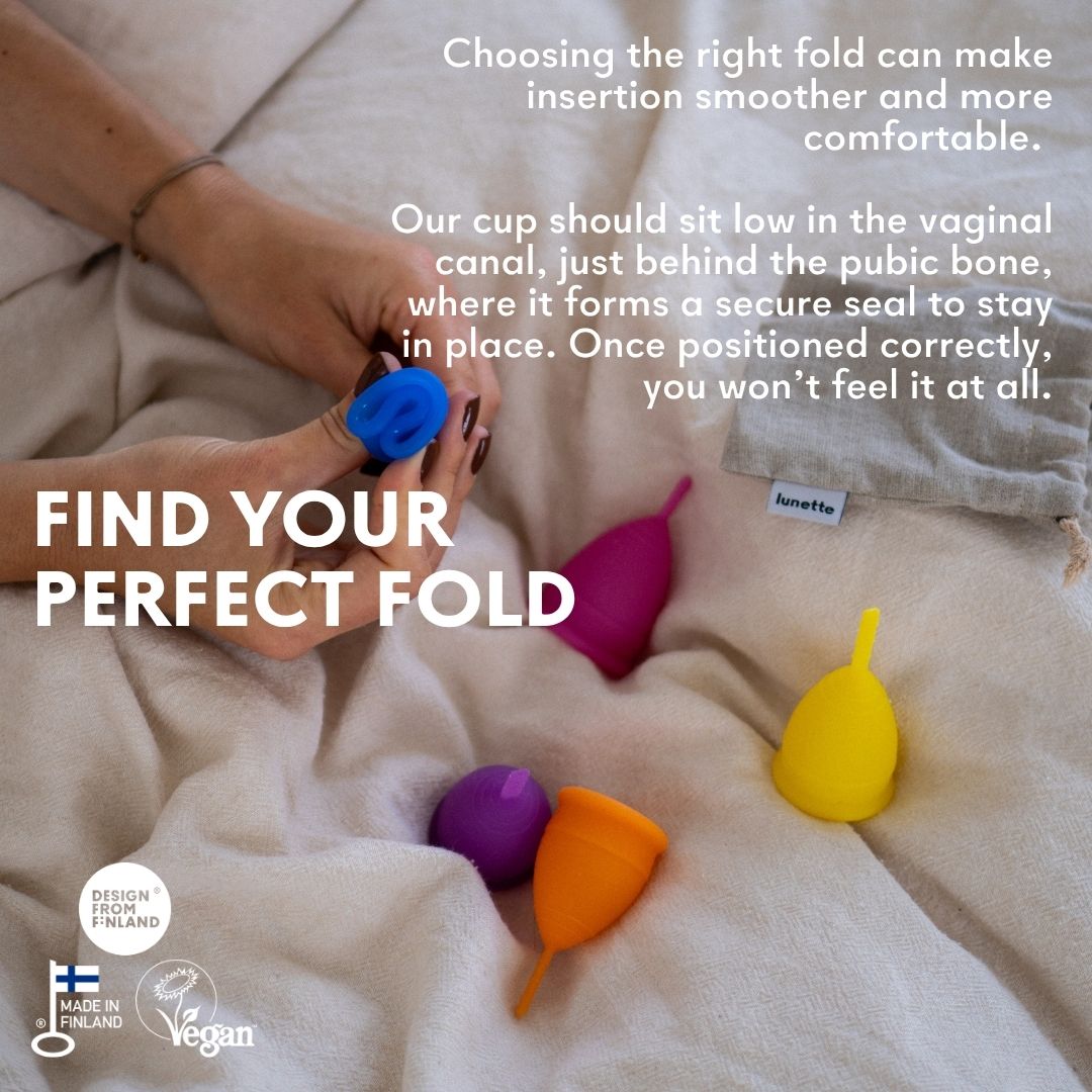 Lunette Period Cup Pink Size 1 & 2