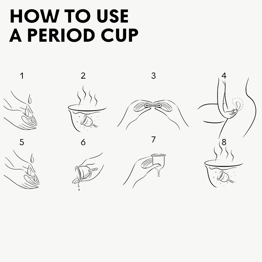 Lunette Period Cup Pink Size 1 & 2