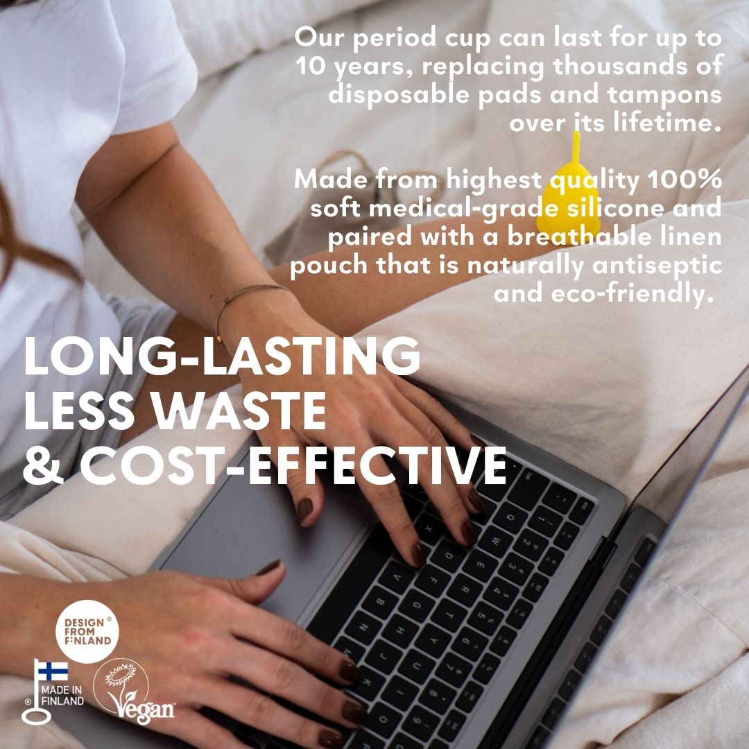 Lunette Period Cup Pink Size 1 & 2