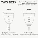 Lunette Period Cup Pink Size 1 & 2