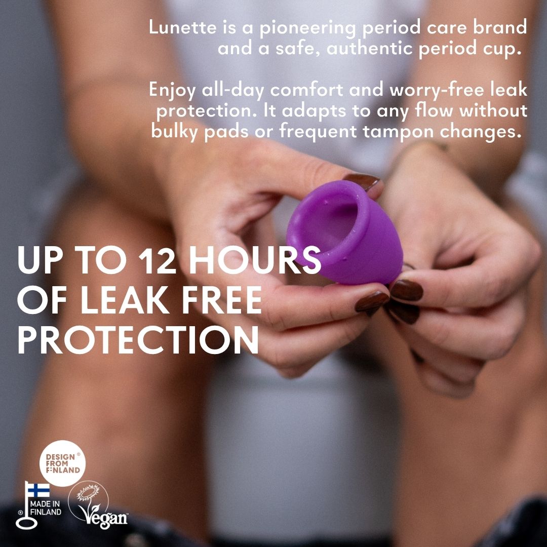 Lunette Period Cup Pink Size 1 & 2