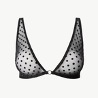 Understatement Mesh Plunge Bralette