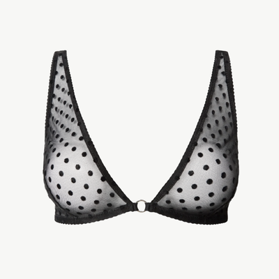 Understatement Mesh Plunge Bralette