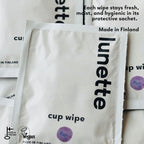 Lunette Cup Wipes 20 pack