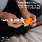 Lunette Cup Wipes 20 pack