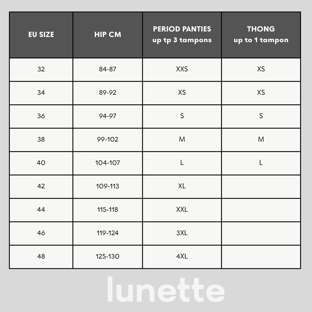 Lunette Period Thong