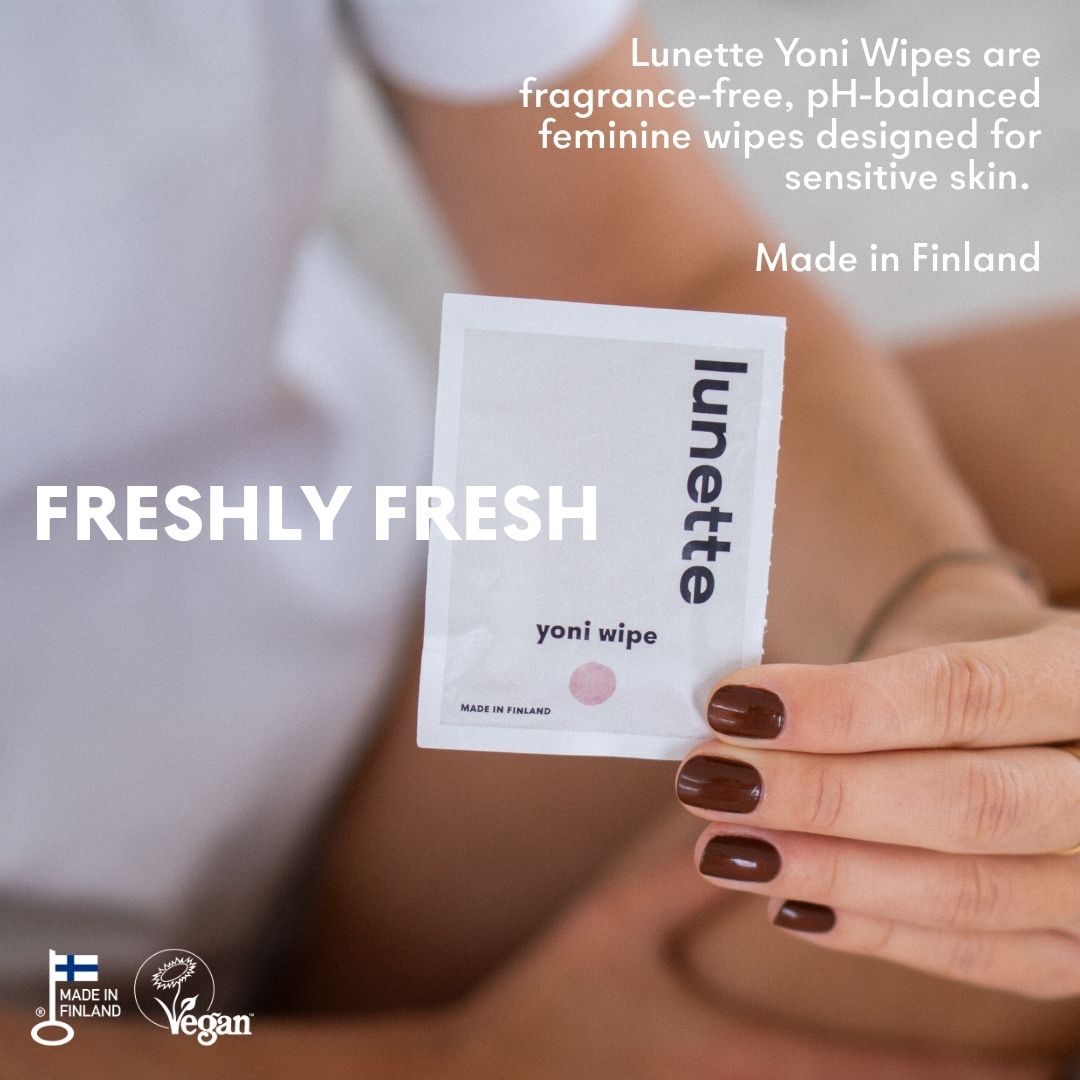 Lunette Yoni Wipes 20 pack