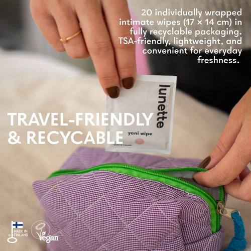 Lunette Yoni Wipes 20 pack